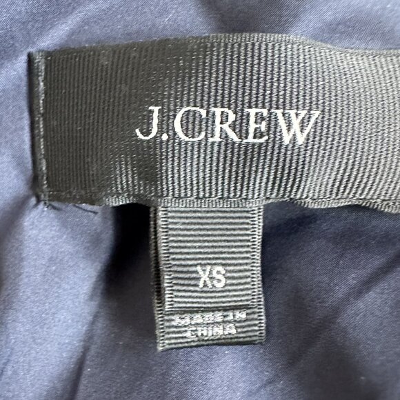 J. Crew Blue and White Striped Quilted Vest XS - Picture 4 of 6